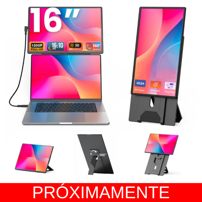 Extensor de pantalla con montura, modelo N2 para laptops de 14" a 17" pulgadas