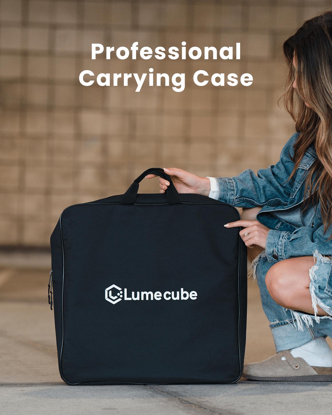 Lume Cube Cordless Ring Light Pro Black 18-inch Edge-Lit LED Ring Light