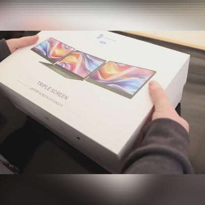 Extensor de pantalla doble para laptop de 14 pulgadas