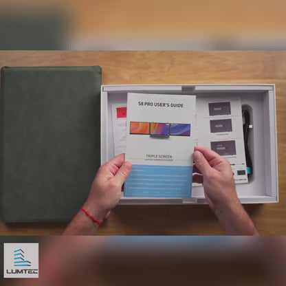 Extensor de pantalla doble ULTRA DELGADA para laptop de 14 pulgadas